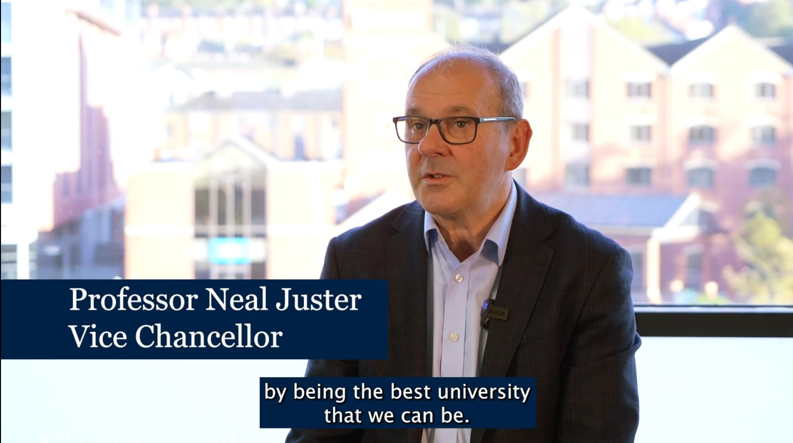 Video: In Conversation with Vice Chancellor, Professor Neal Juster